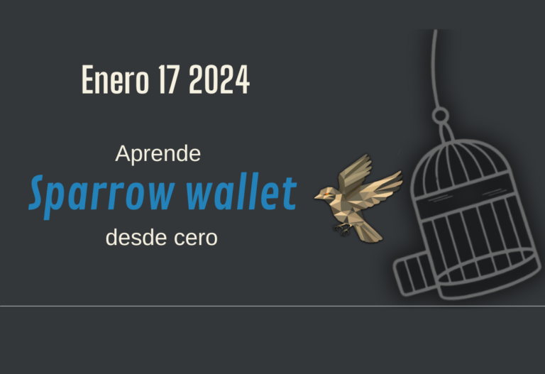 Workshop Sparrow wallet